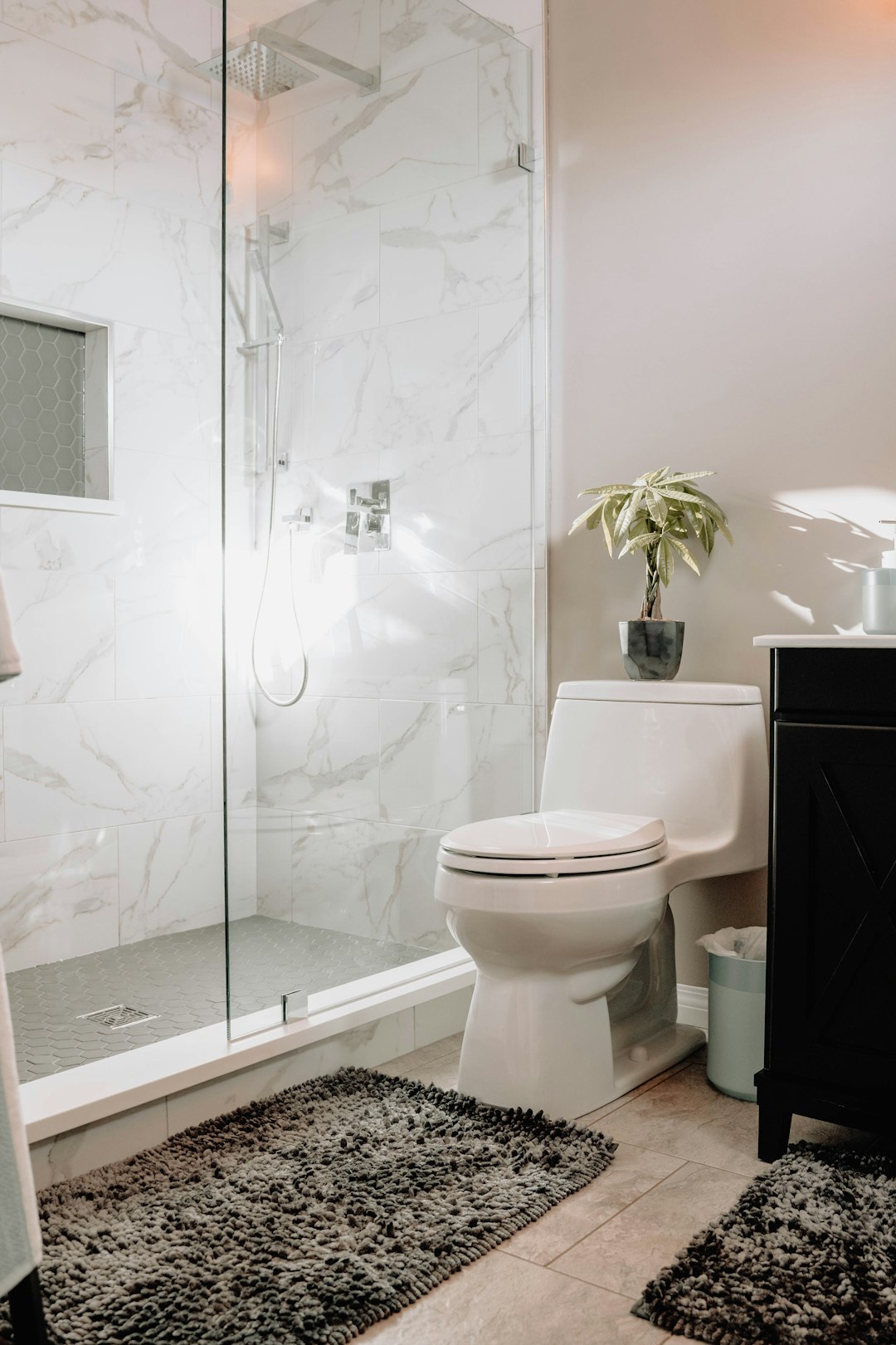 My moms renovated bathroom